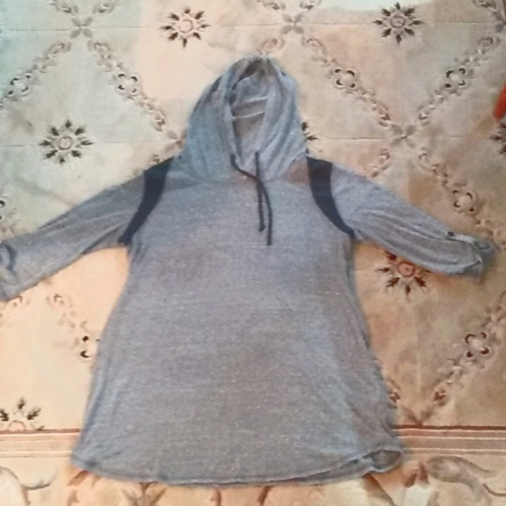 Loveappella women's, gray, pullover hoodie